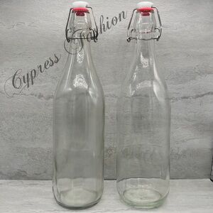 🎊 $7 Two Glass Bottle with Attached Flip Tops